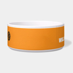 Funny Custom Pet Bowl – “Will Work for Treats”