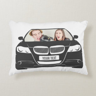 Funny Custom Photo Car Frame Decorative Cushion