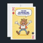 Funny Custom Postcard – Say Something Wild<br><div class="desc">Unleash your wit with this Funny Custom Postcard from AI.Art.Studio! Featuring a playful cartoon character and the cheeky prompt: "Your turn: Add something funny, ironic, or outrageous!", this postcard is designed to spark laughs, clever thoughts, and unexpected messages. Whether you're sending a joke to a friend, roasting your sibling, or...</div>