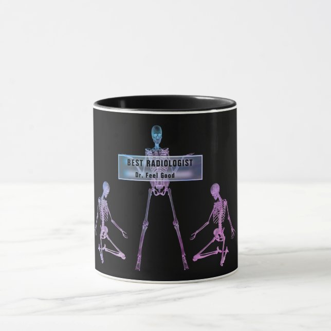 Funny Custom Radiologist Doctor Gift Mug (Center)