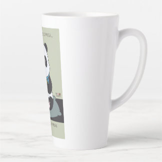Funny Custom Sarcastic Panda Opinion Coworker Gift Latte Mug