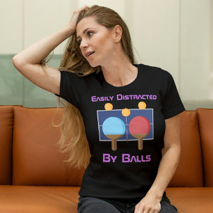 Funny Custom Table Tennis Gift Ideas for Players T-Shirt