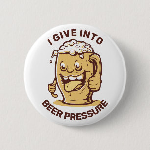 Funny Custom Text Beer 6 Cm Round Badge