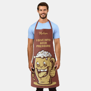 Funny Custom Text Beer Apron