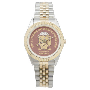 Funny Custom Text Beer Watch