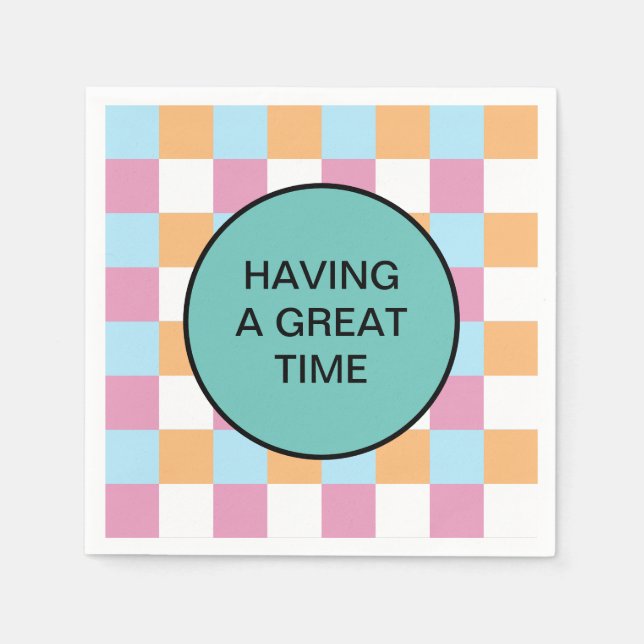 Funny custom text napkin (Front)