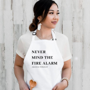 Funny Custom Women Minimal Kitchen Apron