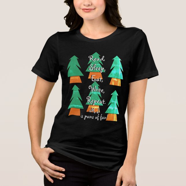 Funny Custom Writers Life Ladies Ugly Sweater (Front)