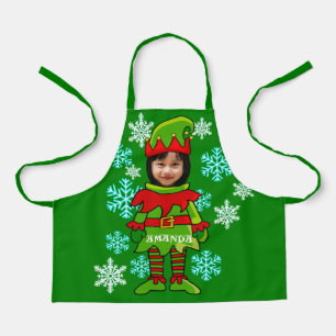Funny custom Xmas. special Elf costume Apron