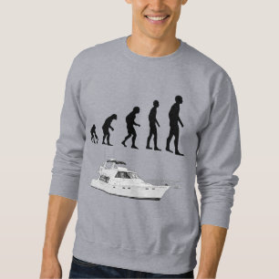 Funny Customisable Evolution & Boating Sweatshirt