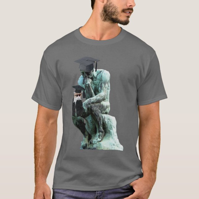 Funny Customisable Graduate Thinker T-Shirt (Front)