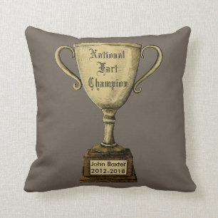 Funny Customisable Trophy Award Cushion