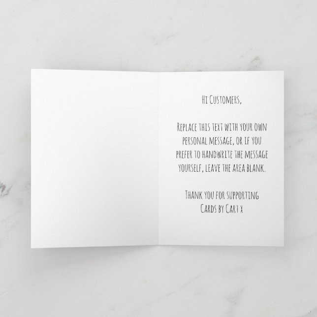 Funny Customised Birthday Greeting Card For Friend (Inside)