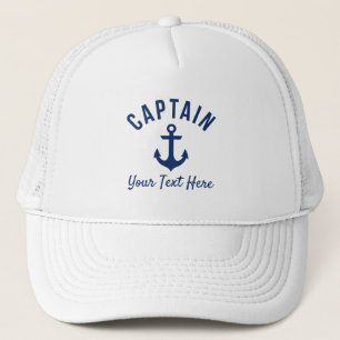 Funny Customizable Boat Captain's Hat