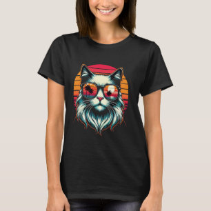 funny cut cat Happiness for men women and kids T-Shirt