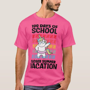 Funny Cute 00 Days Of School Closer Summer Vacatio T-Shirt
