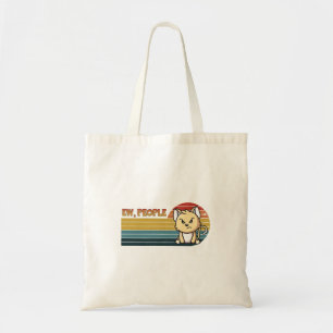 Funny Cute Angry Cat People Tote Bag