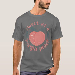 Funny Cute as Georgia Peach girl vintage boy T-Shirt