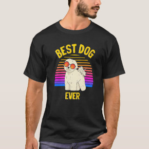 Funny Cute Bichon Frisé Best Dog Puppy Lover Retro T-Shirt