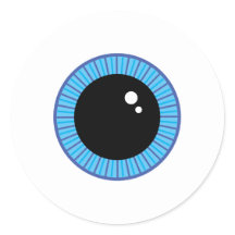 Funny Cute Blue Eyeball