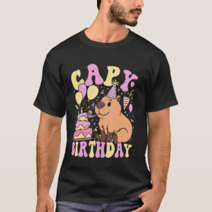 Funny Cute Capy Birthday Funny Capybara Animals Bo T-Shirt