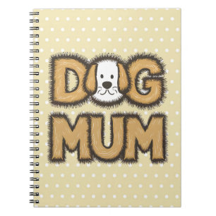 Funny cute cartoon dog mum mother's day notebook