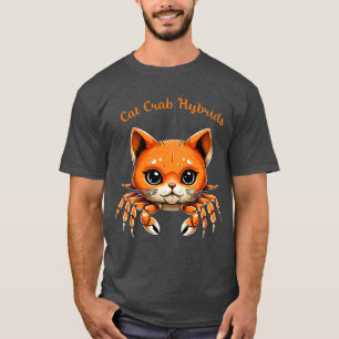 Funny Cute Cat Crab Creature Tee for AnimalT-Shirt