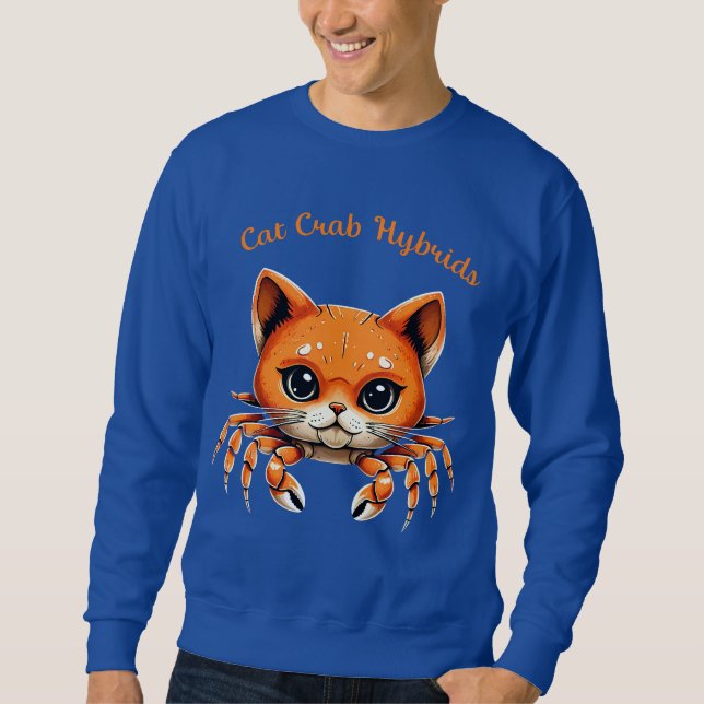 Funny Cute Cat Crab Creature Tee for AnimalT-Shirt (Front)
