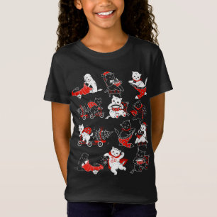 Funny Cute Cat Mum Kitten Cats Lover Vintage Ugly T-Shirt