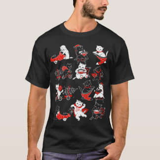 Funny Cute Cat Mum Kitten Cats Lover Vintage Ugly T-Shirt