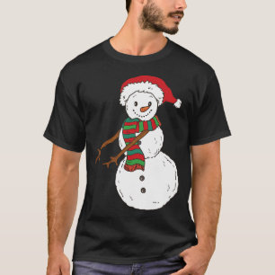Funny cute Christmas snowman T-Shirt