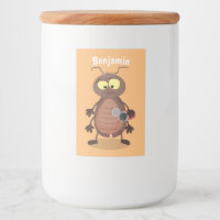 Funny cute cockroach cartoon character