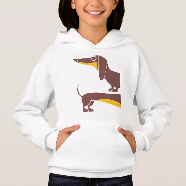 Funny cute dachshund for long dog parent (Front)