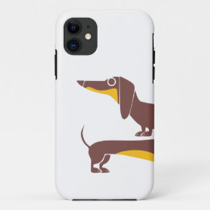 Funny cute dachshund for long dog parent Case-Mate iPhone case