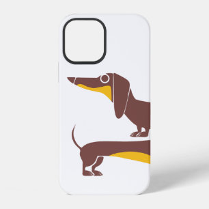 Funny cute dachshund for long dog parent iPhone 12 case