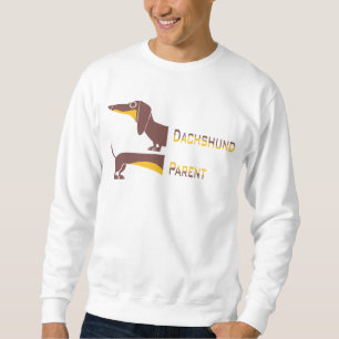 Funny cute dachshund for long dog parent sweatshirt