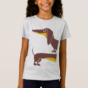 Funny cute dachshund for long dog parent T-Shirt