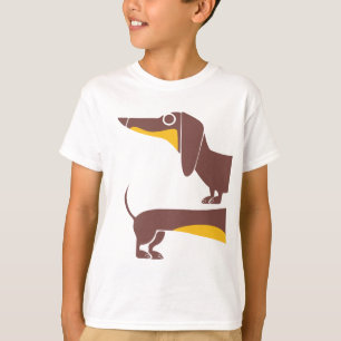Funny cute dachshund for long dog parent T-Shirt