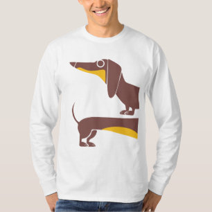 Funny cute dachshund for long dog parent T-Shirt