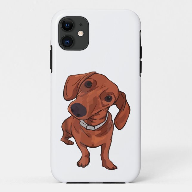 Funny Cute Dog, Dog Lover, Dog Owner, Pet Case-Mate iPhone Case (Back)