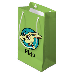FUNNY CUTE DOG MATTE SMALL GIFT BAG