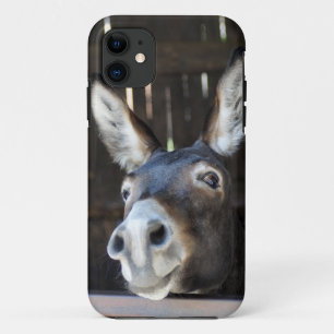 Funny Cute Donkey Farm Animal Custom Name Case-Mate iPhone Case