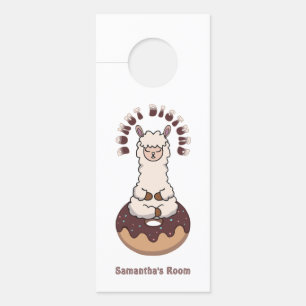 Funny Cute Doughnut Disturb Double Sided Personali Door Hanger