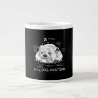 Funny Cute English Bulldog Anatomy Dog Biology