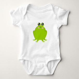 Funny Cute Frog Baby Bodysuit