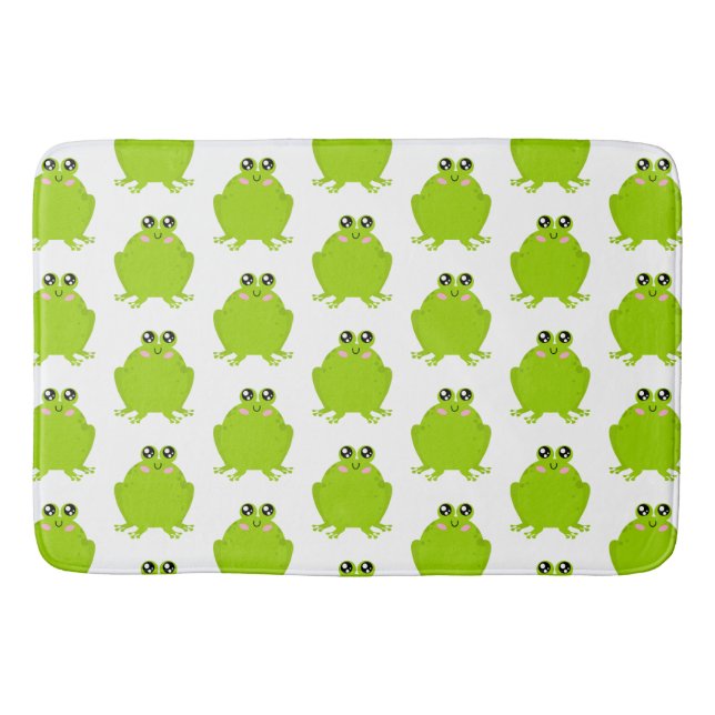 Funny Cute Frog Bath Mat (Front)