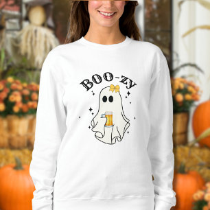 Funny Cute Ghost Halloween Sweatshirt