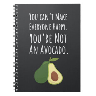 Funny Cute Gifts For Avocado Lovers Fruit Food  Notebook