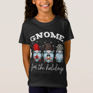 Funny Cute Gnomies Merry Christmas Family Matching T-Shirt