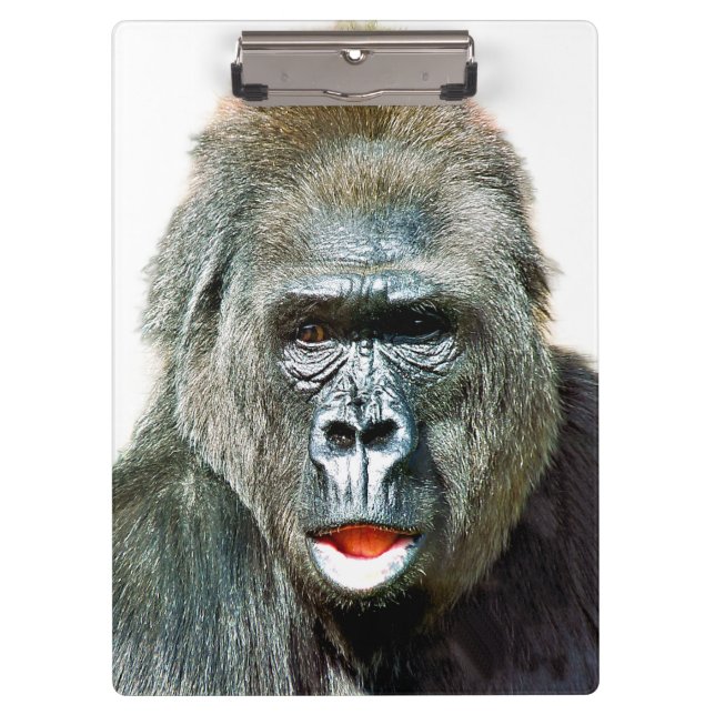 FUNNY CUTE GORILLA CLIPBOARD (Front)